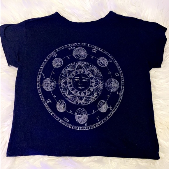 Brandy Melville Horoscope/Astrology Baby Tee - Picture 2 of 3